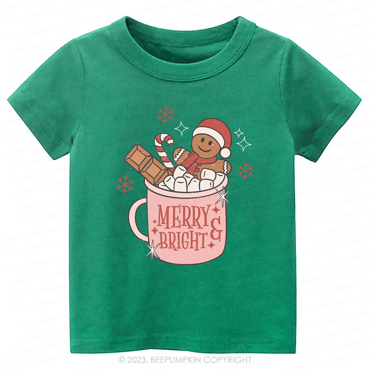 Hot Cocoa and Christmas Movies Tees For Kids Beepumpkin