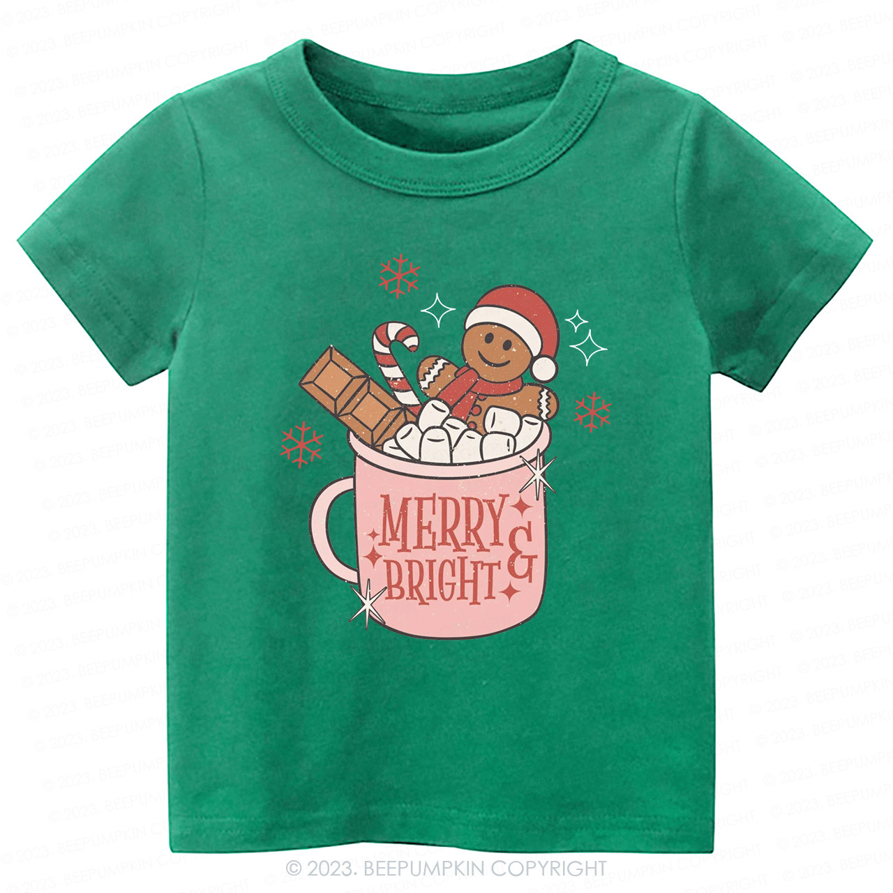 Hot Cocoa and Christmas Movies Tees For Kids Beepumpkin