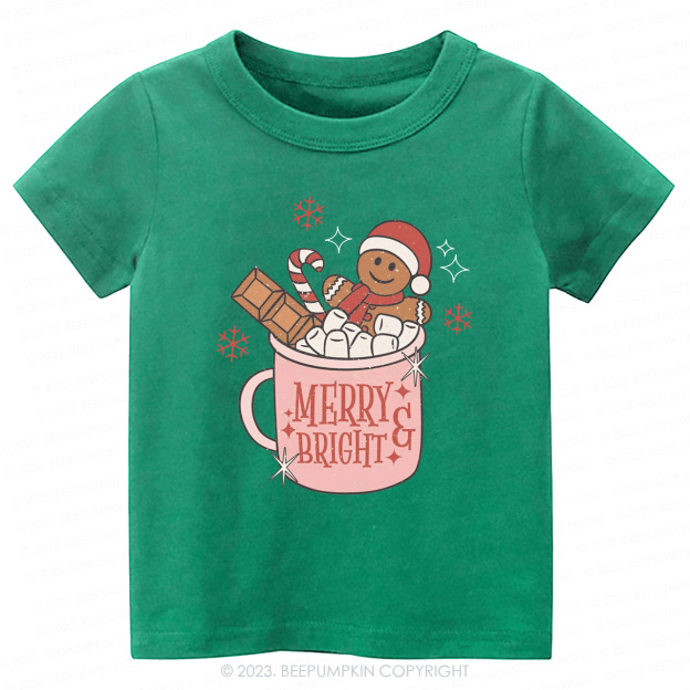 Hot Cocoa and Christmas Movies Tees For Kids Beepumpkin