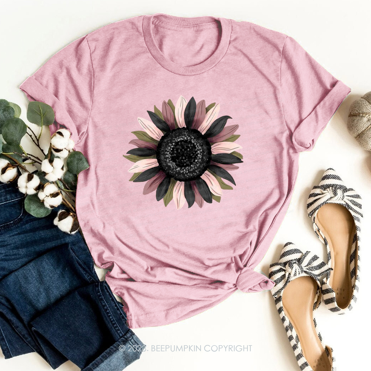 Fall Sunflower Shirts Beepumpkin