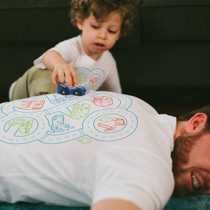 Play Mat Road Map Matching Gift T-Shirts