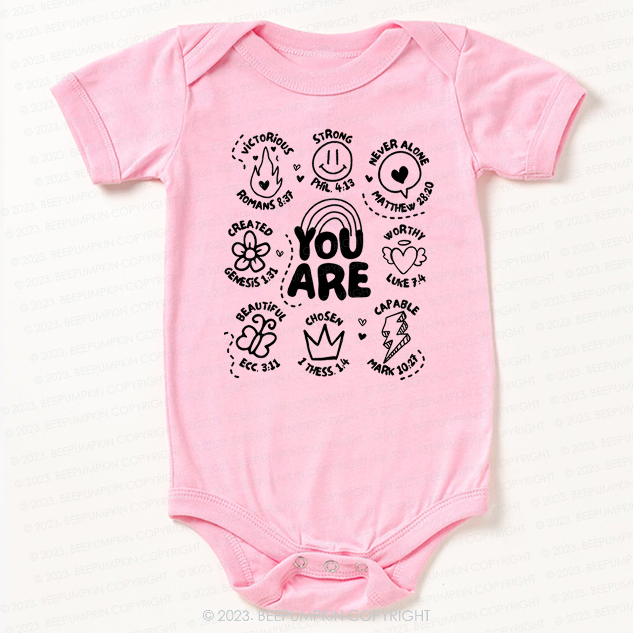 God Says You Are Kids Bodysuit For Baby