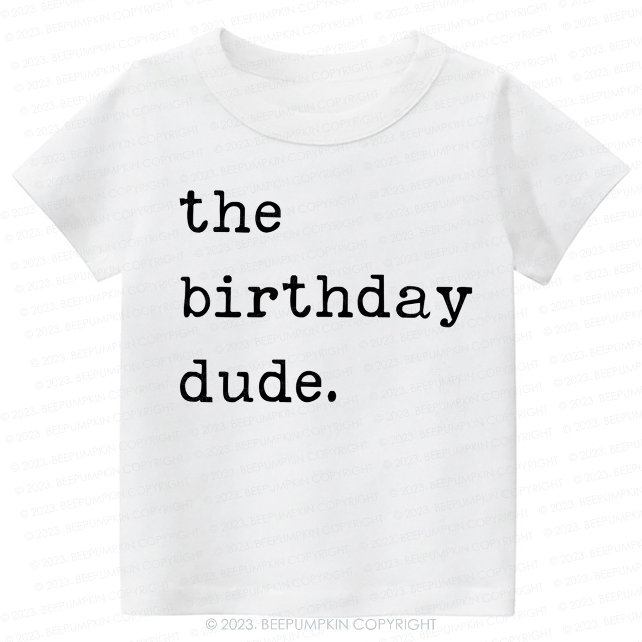  The Birthday Dude Kids Shirt