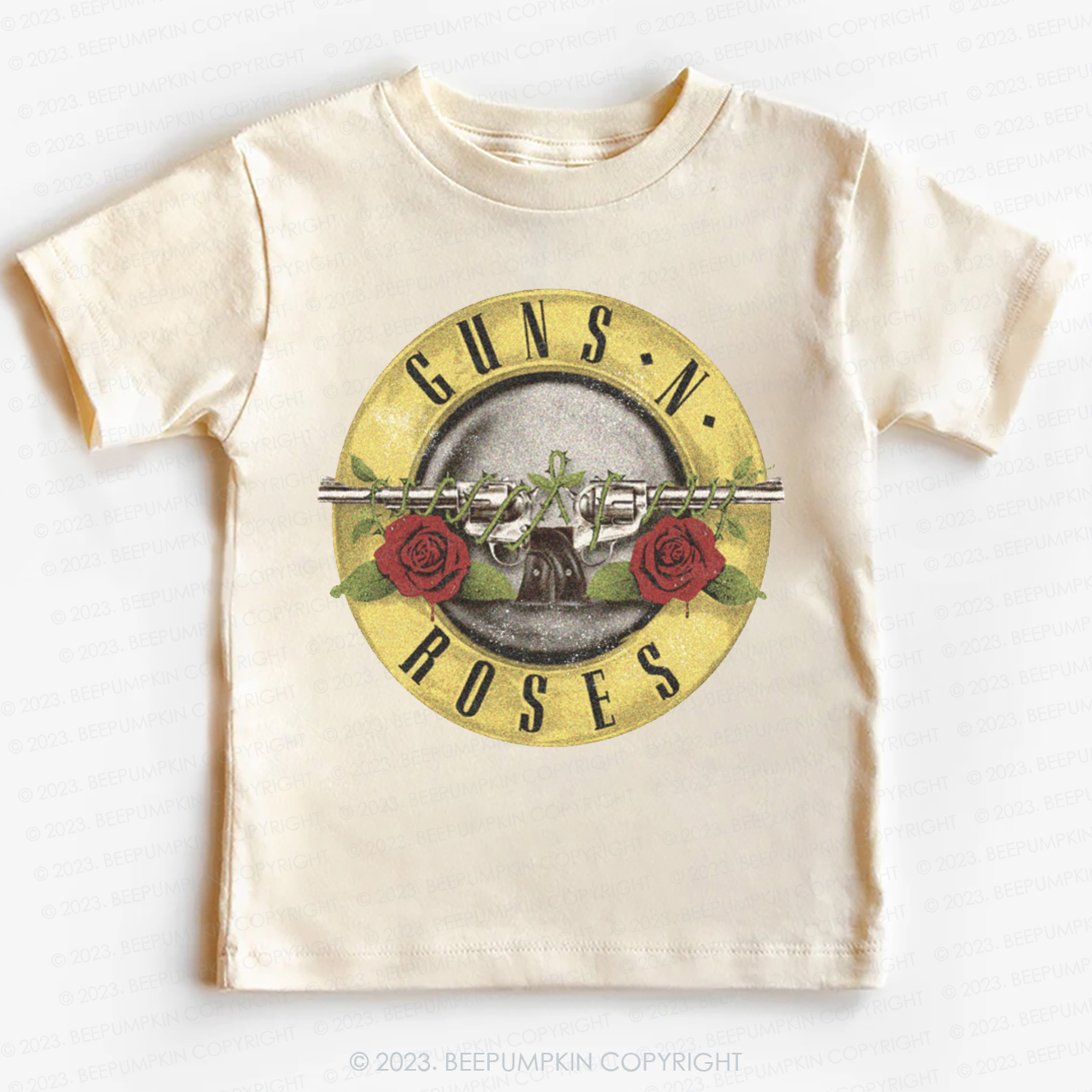 Retro Guns And Roses Kids Shirt