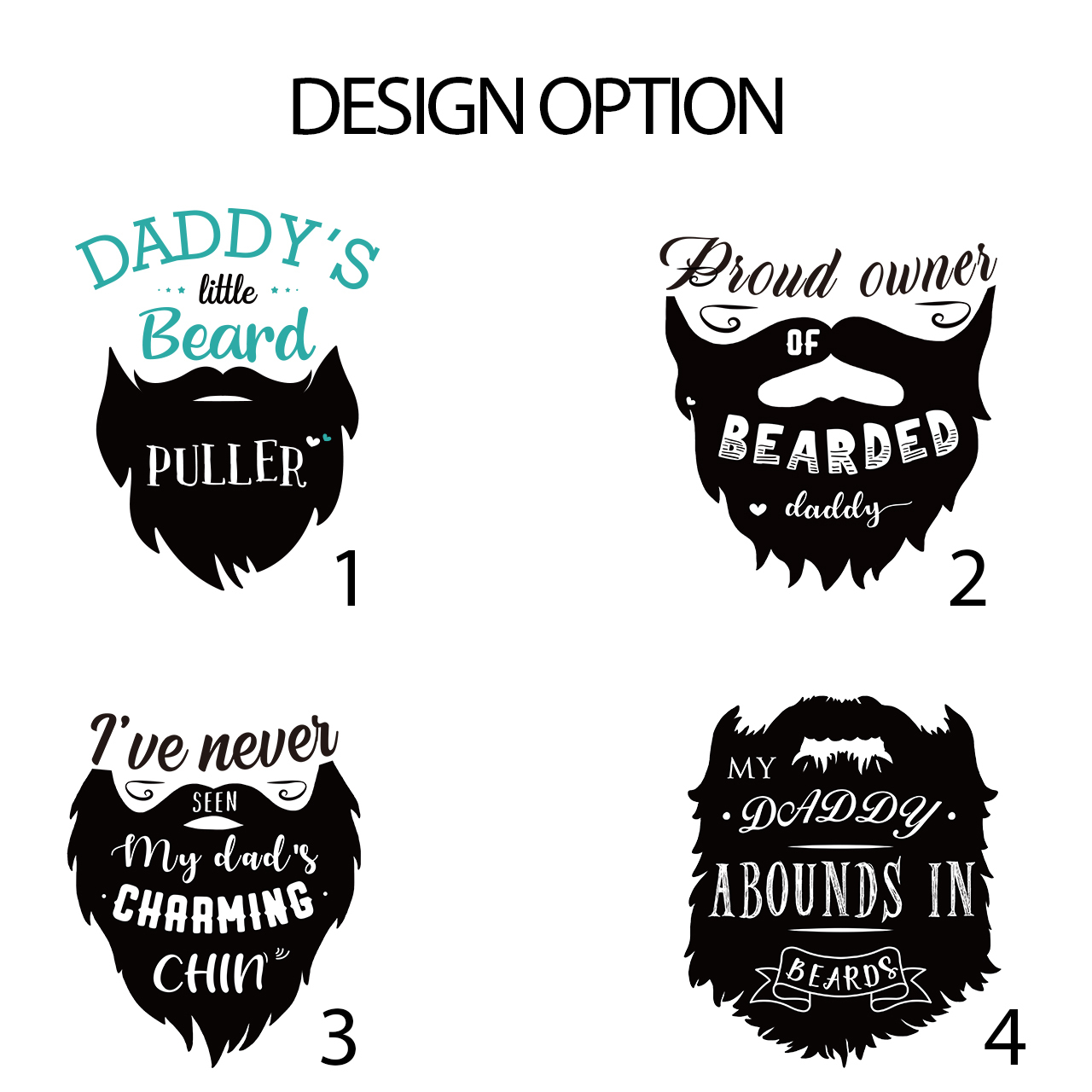 Personalized Beard Bodysuit For Baby 