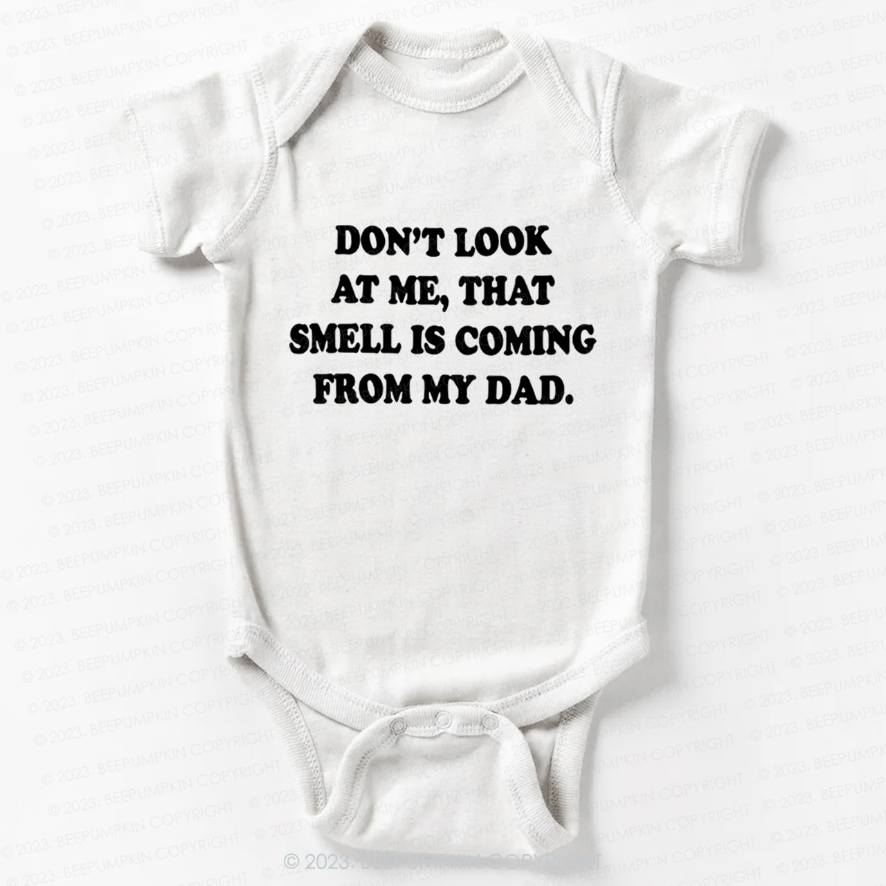 Don't Look At Me Bodysuit For Baby 7