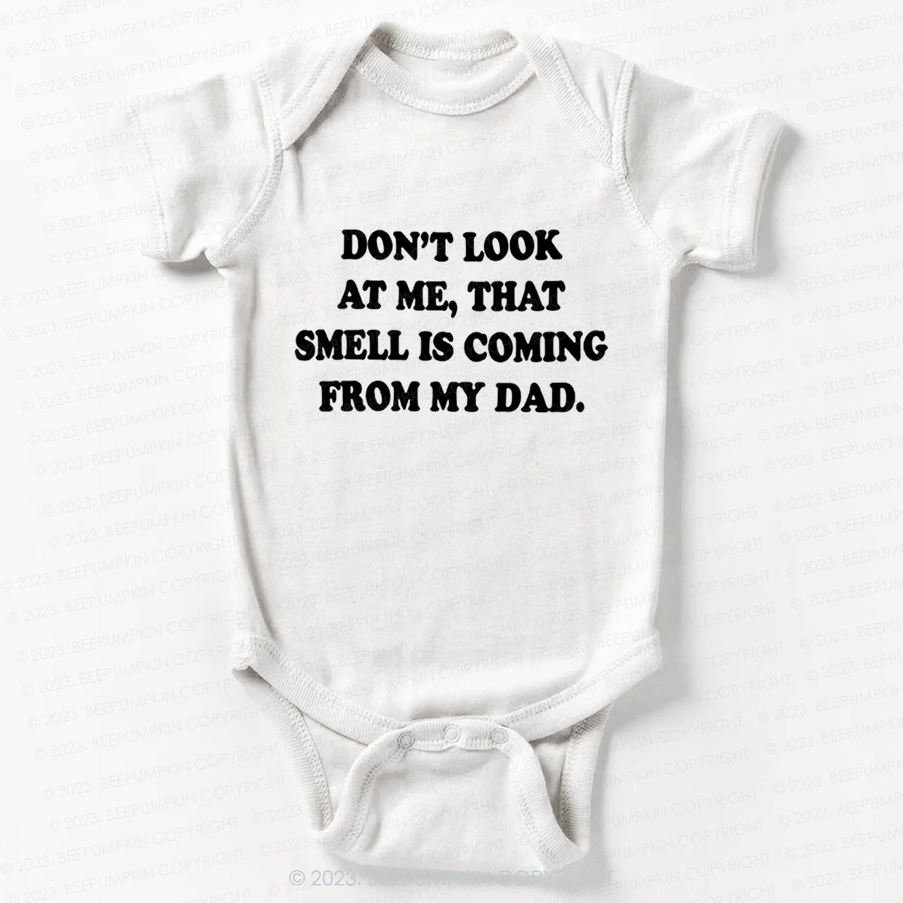 Don't Look At Me Bodysuit For Baby 7