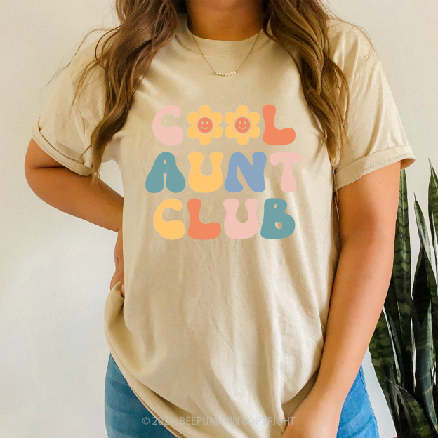 Cool Aunt Club Auntie Shirt