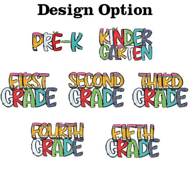 Personalized Grade Level Fun Toddler&Kid's Tees Beepumpkin 