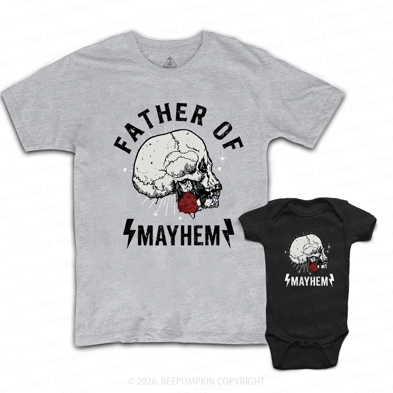 Mayhem Dad&Me Matching Shirts
