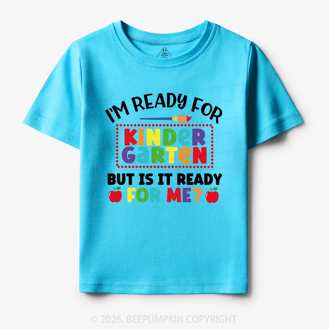 I'm Ready For Kindergarten Back To School Kids Shirts