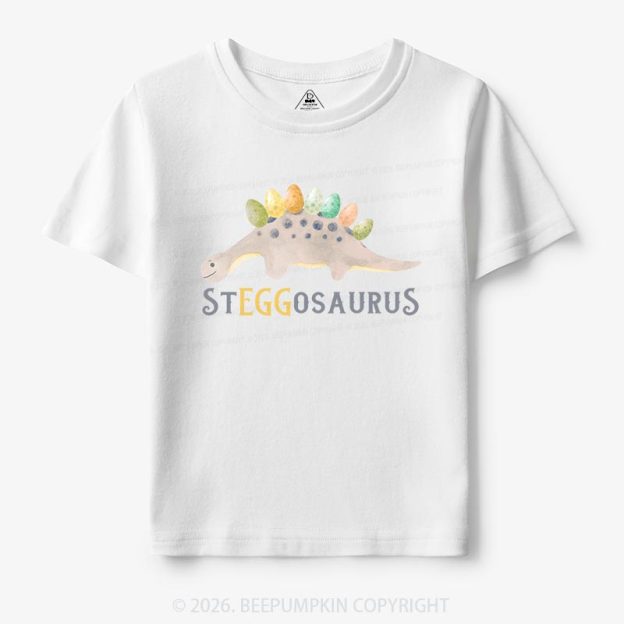 Steggosaurus Easter Toddler&Kid's Tees Beepumpkin