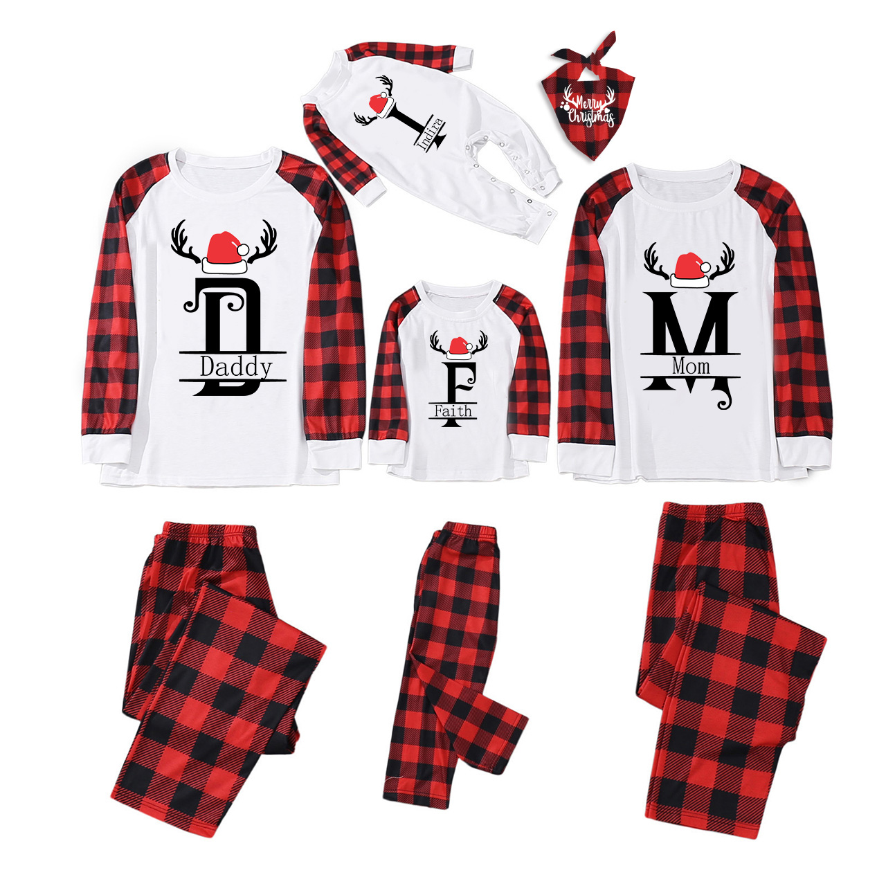 Personalized Matching Family Photoshoot Pajamas