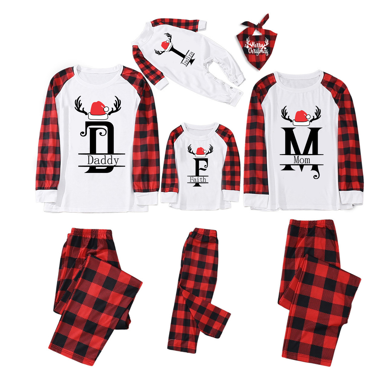 Personalized Matching Family Photoshoot Pajamas