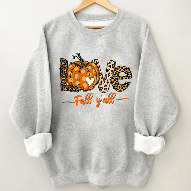Peace Love Fall Y'All Sweatshirt
