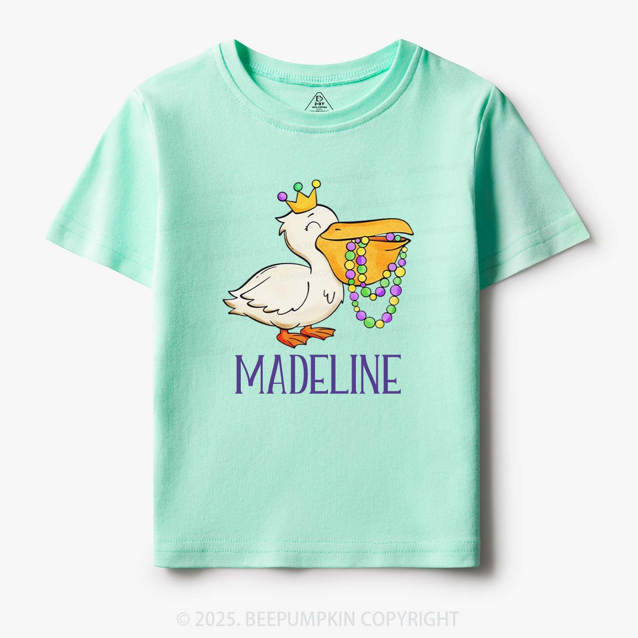 Personalized Louisiana Pelican Toddler&Kid's Tees Beepumpkin