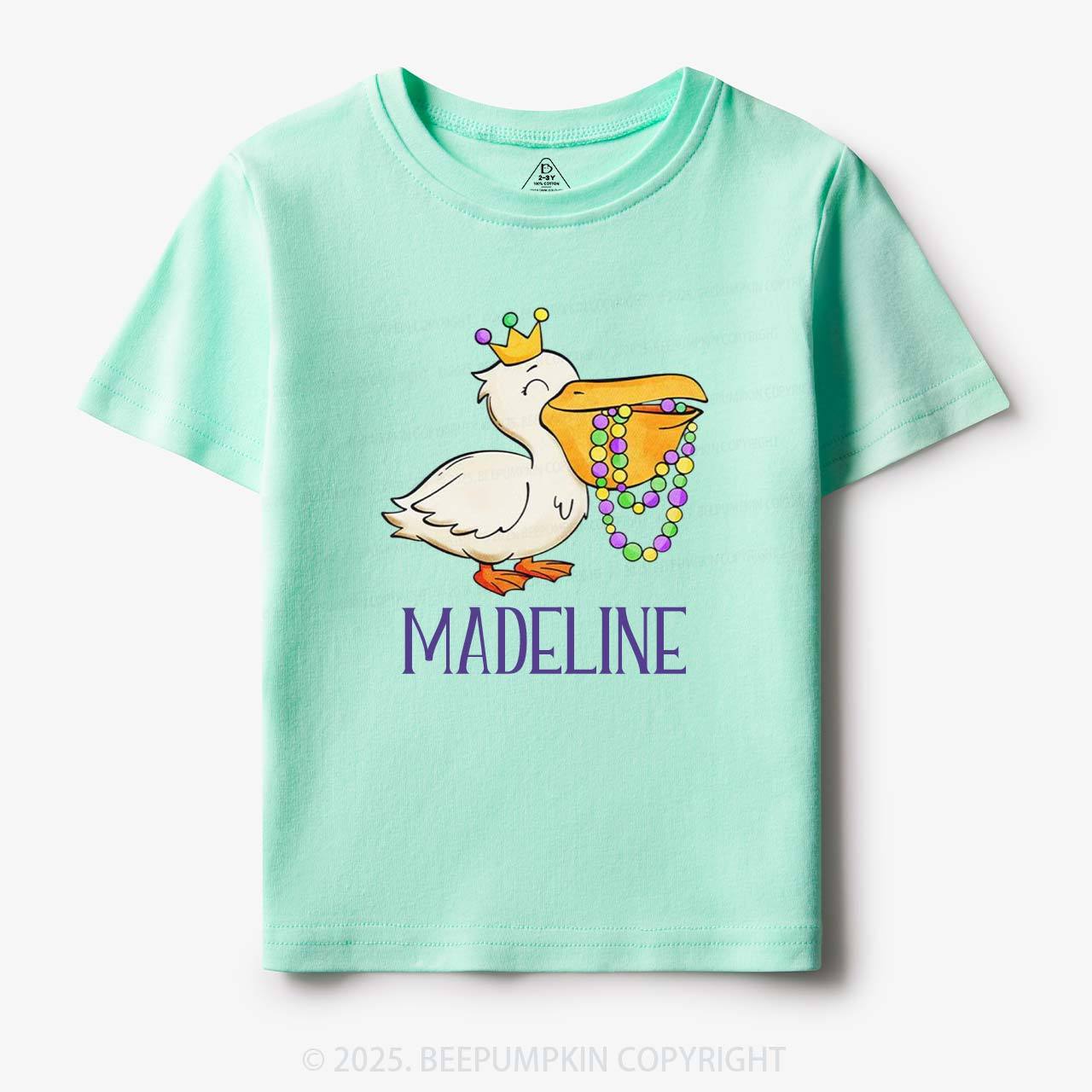 Personalized Louisiana Pelican Toddler&Kid's Tees Beepumpkin