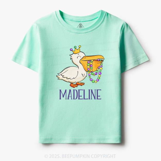 Personalized Louisiana Pelican Toddler&Kid's Tees Beepumpkin