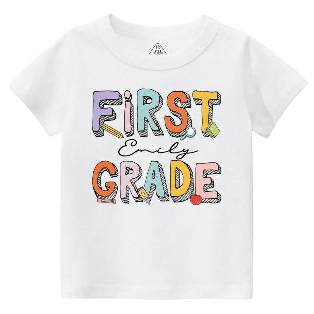 Personalized Back to School Bundle Toddler&Kid's Tees Beepumpkin 