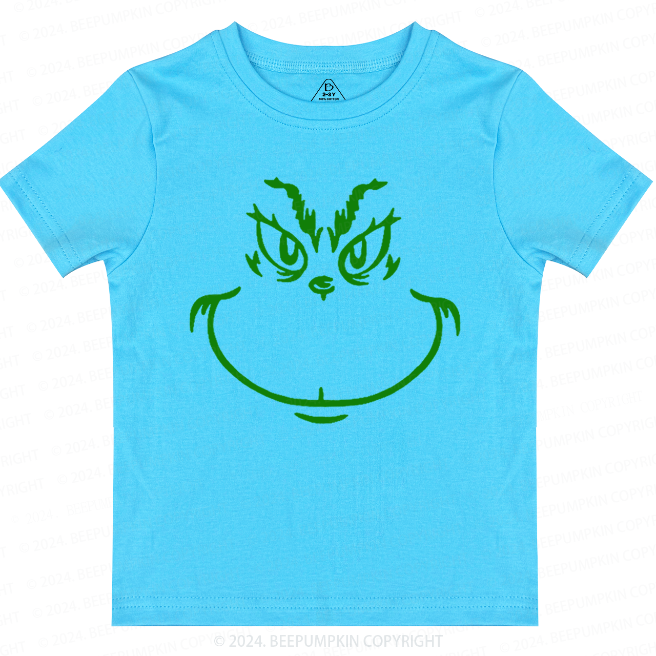 Funny Christmas Face Toddler&Kids Tees 