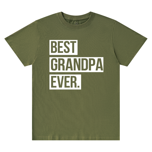 Best Grandpa Ever Grandparents T-shirt