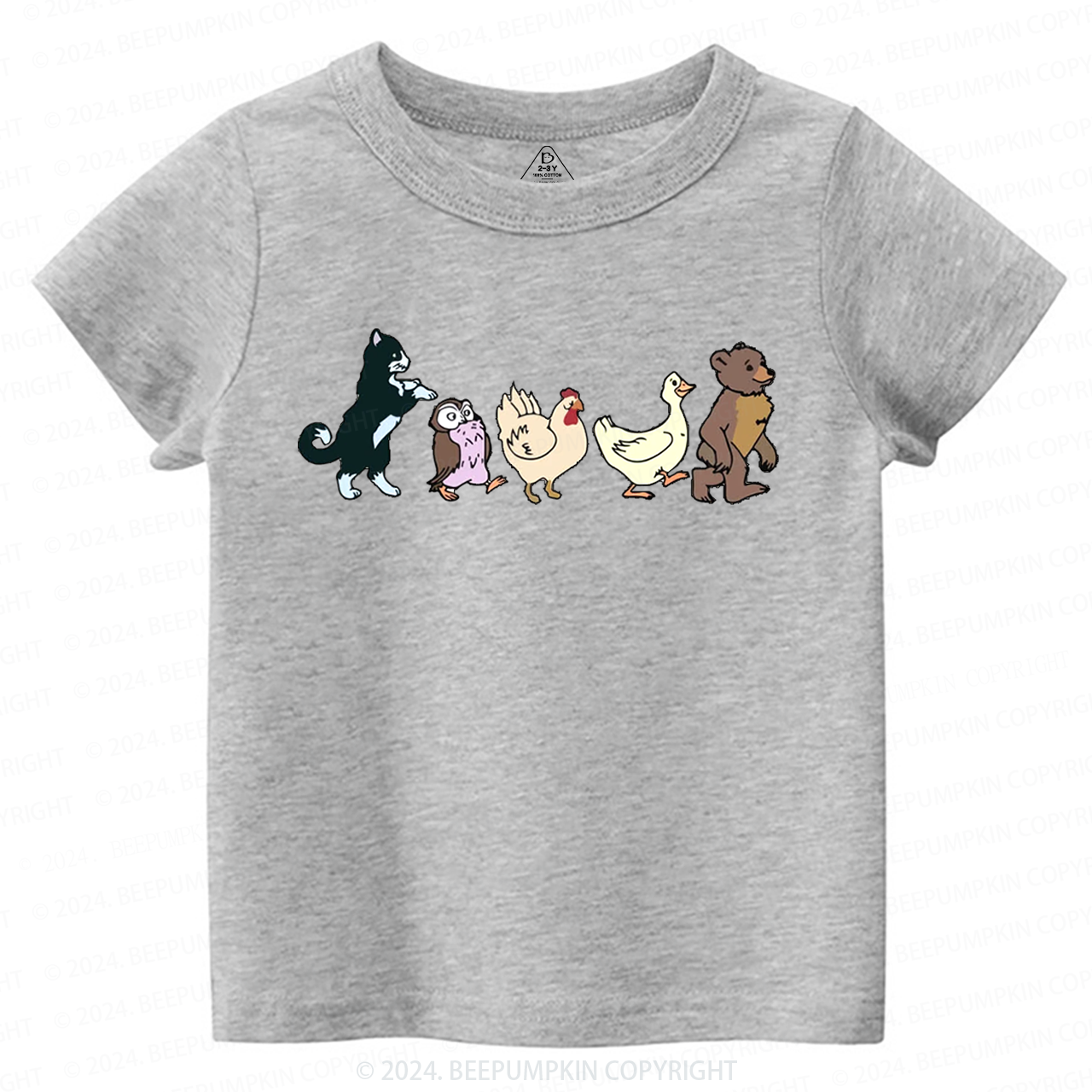 Cute Animal Friends Toddler&Kids Tees 