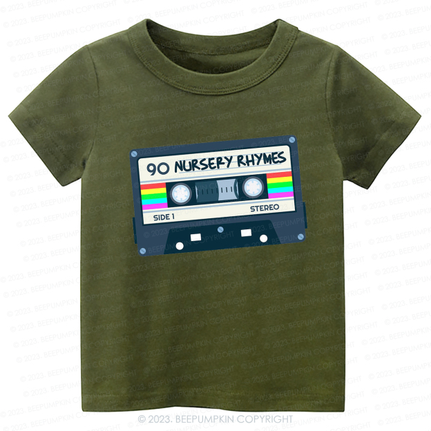 Nursery Rhymes Natural Mixtape Kids Shirt
