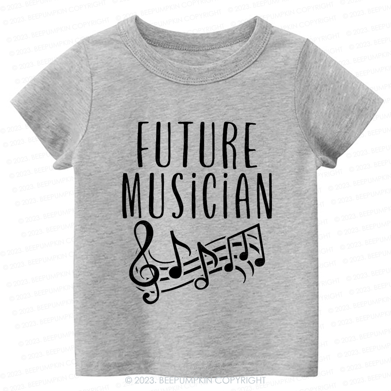 Future Musician Musical notes Kids Shirt
