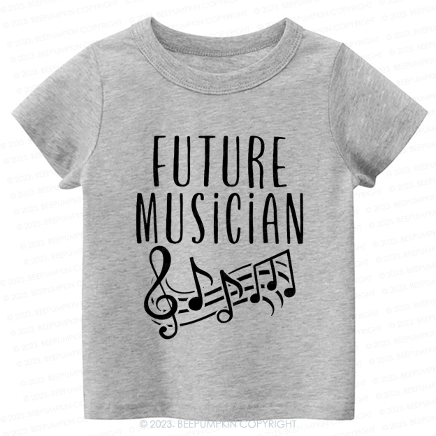 Future Musician Musical notes Kids Shirt