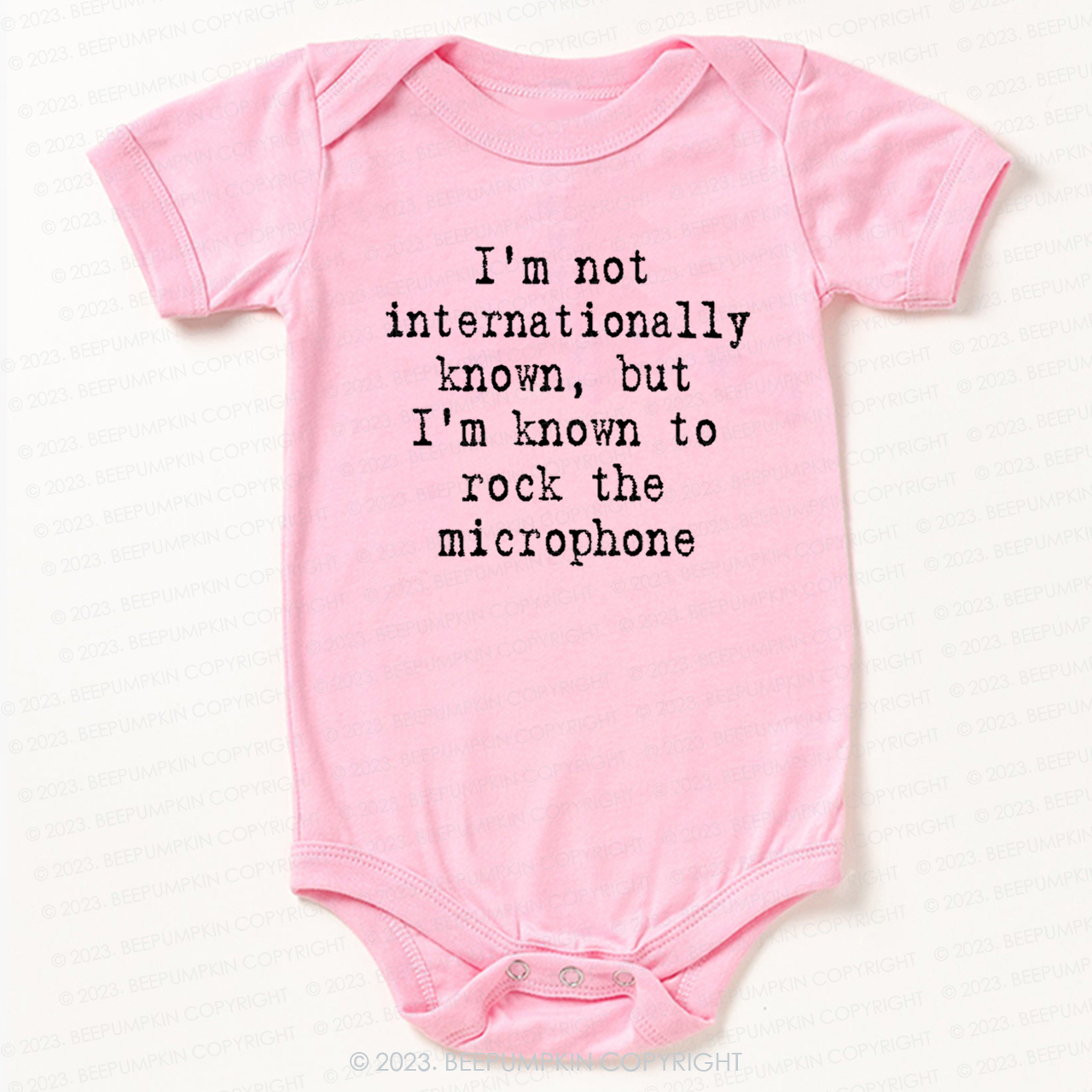 It Takes Two I'm Not Internationally Known Bodysuit For Baby