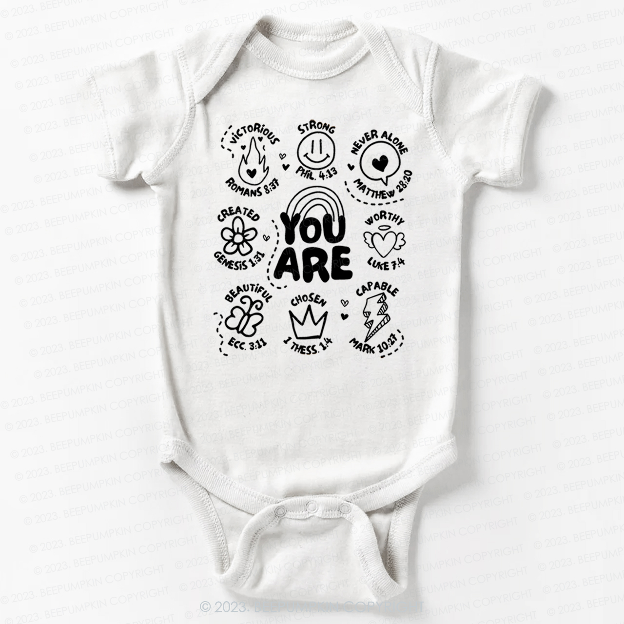 God Says You Are Kids Bodysuit For Baby
