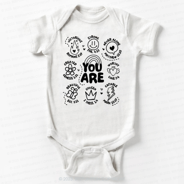 God Says You Are Kids Bodysuit For Baby