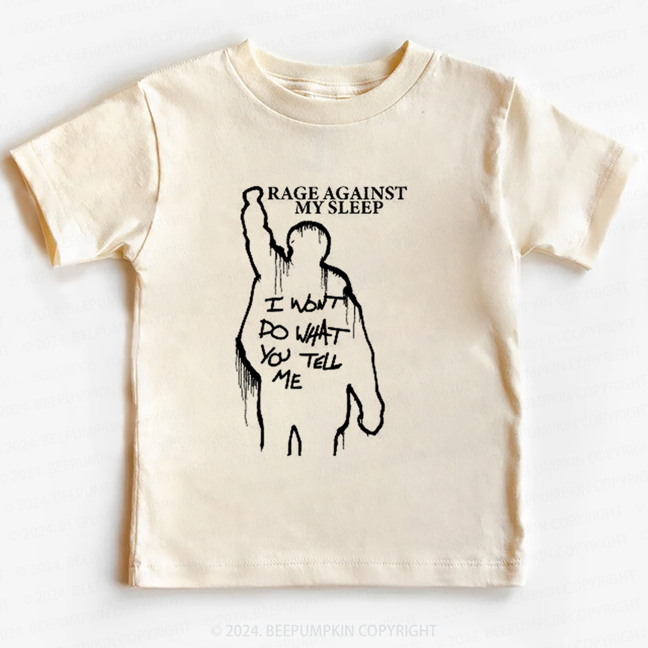 Rage Against My Sleep Toddler&Kids Tees 7