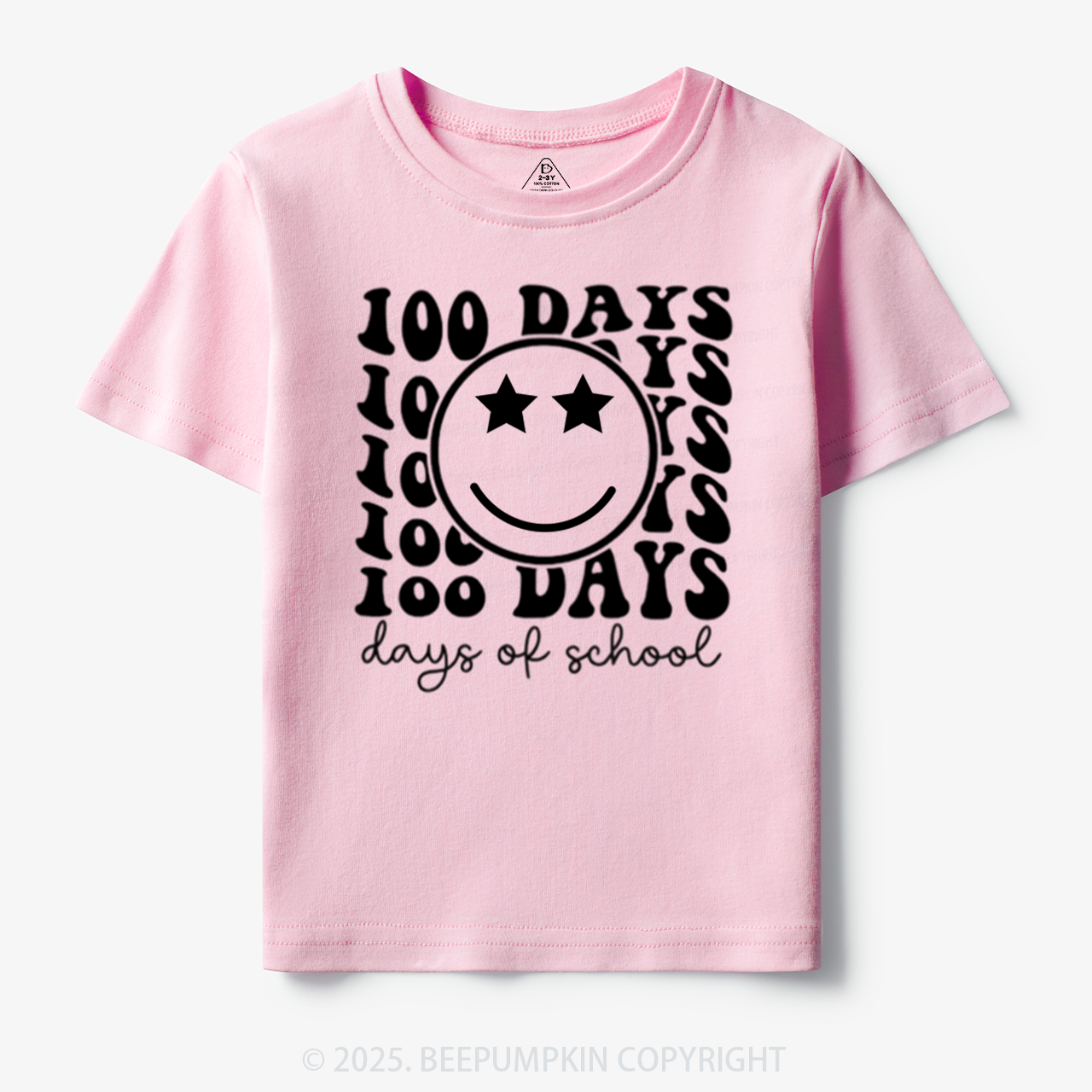 100 Days Of School Toddler&Kid's Tees Beepumpkin