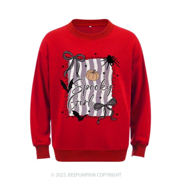 Halloween Spooky Girl Sweatshirt Beepumpkin