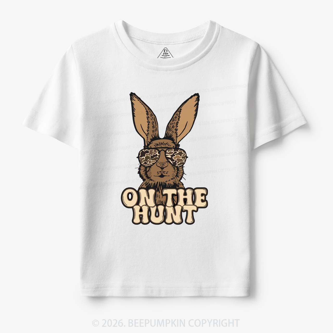 Camo Bunny On The Hunt Toddler&Kid's Tees