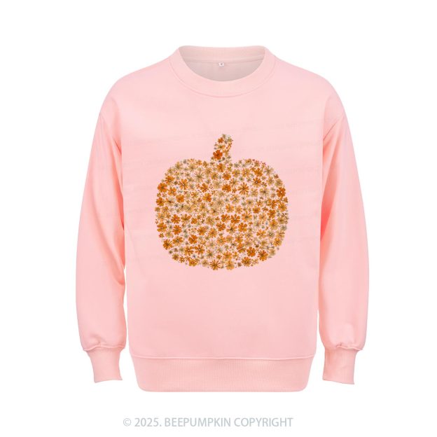 Flower Pumpkin Sweatshirt Beepumpkin