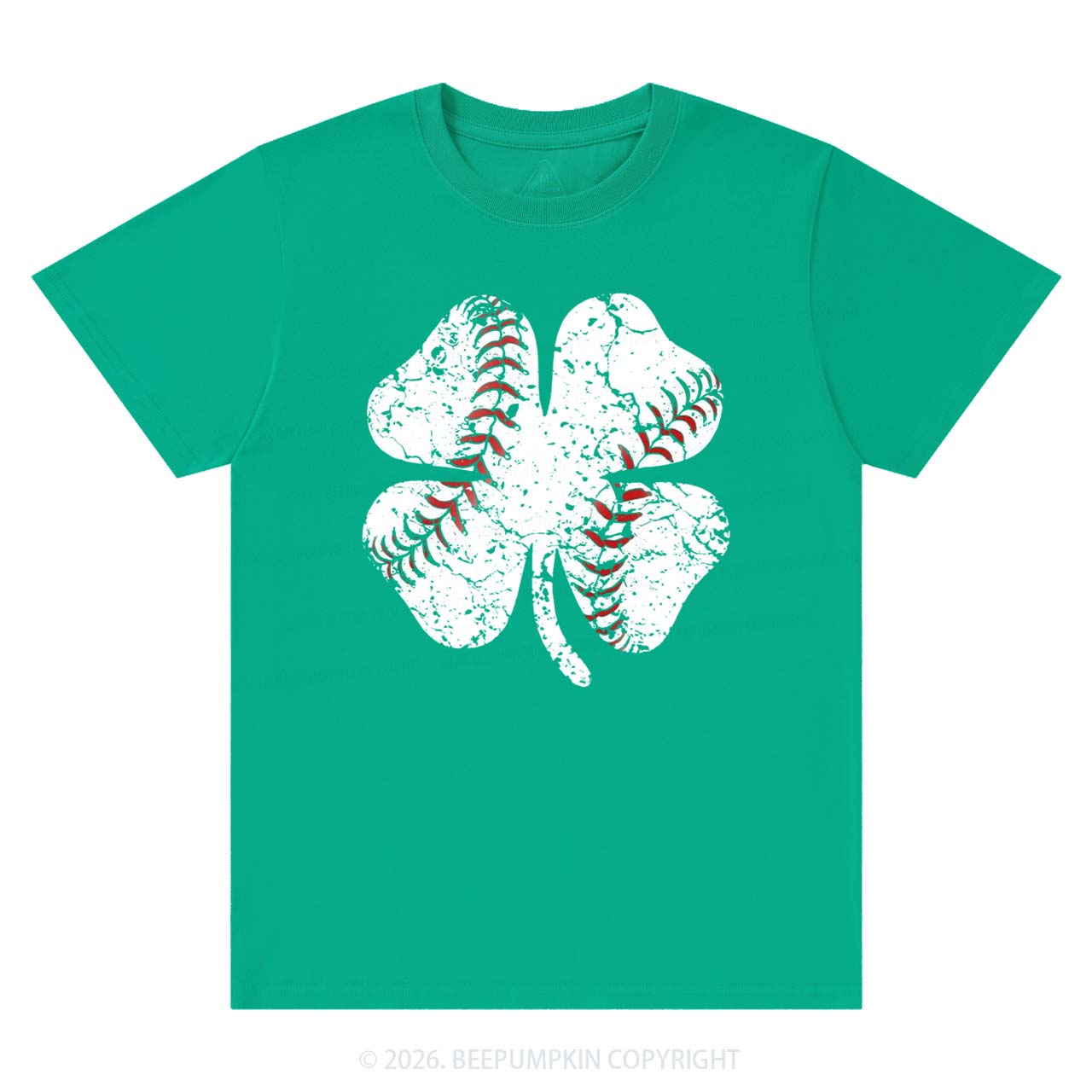 Baseball Shamrock St Patrick's Day T-Shirts Beepumpkin