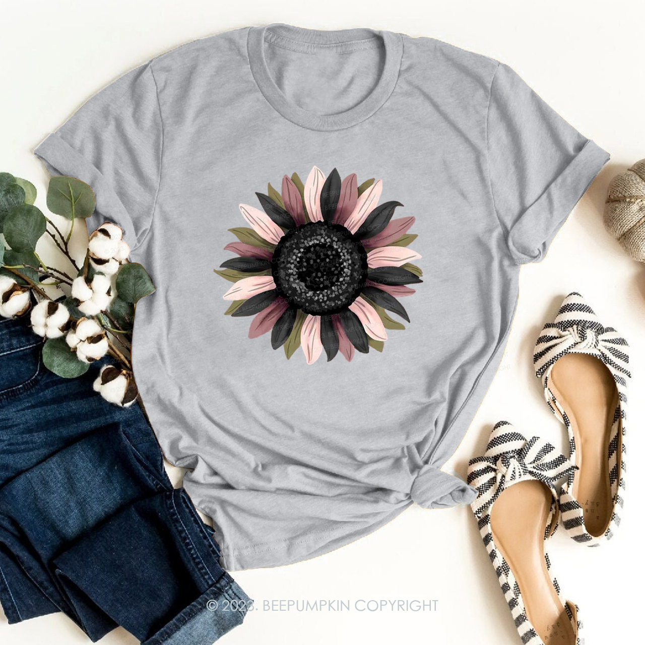 Fall Sunflower Shirts Beepumpkin