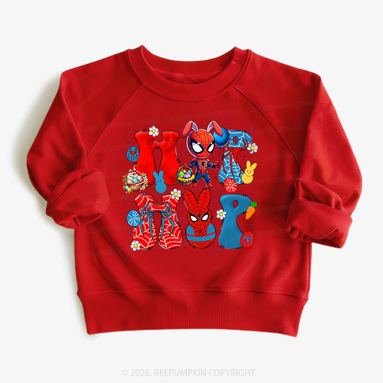 Cartoon Easter Bunny Kid's Sweatshirt