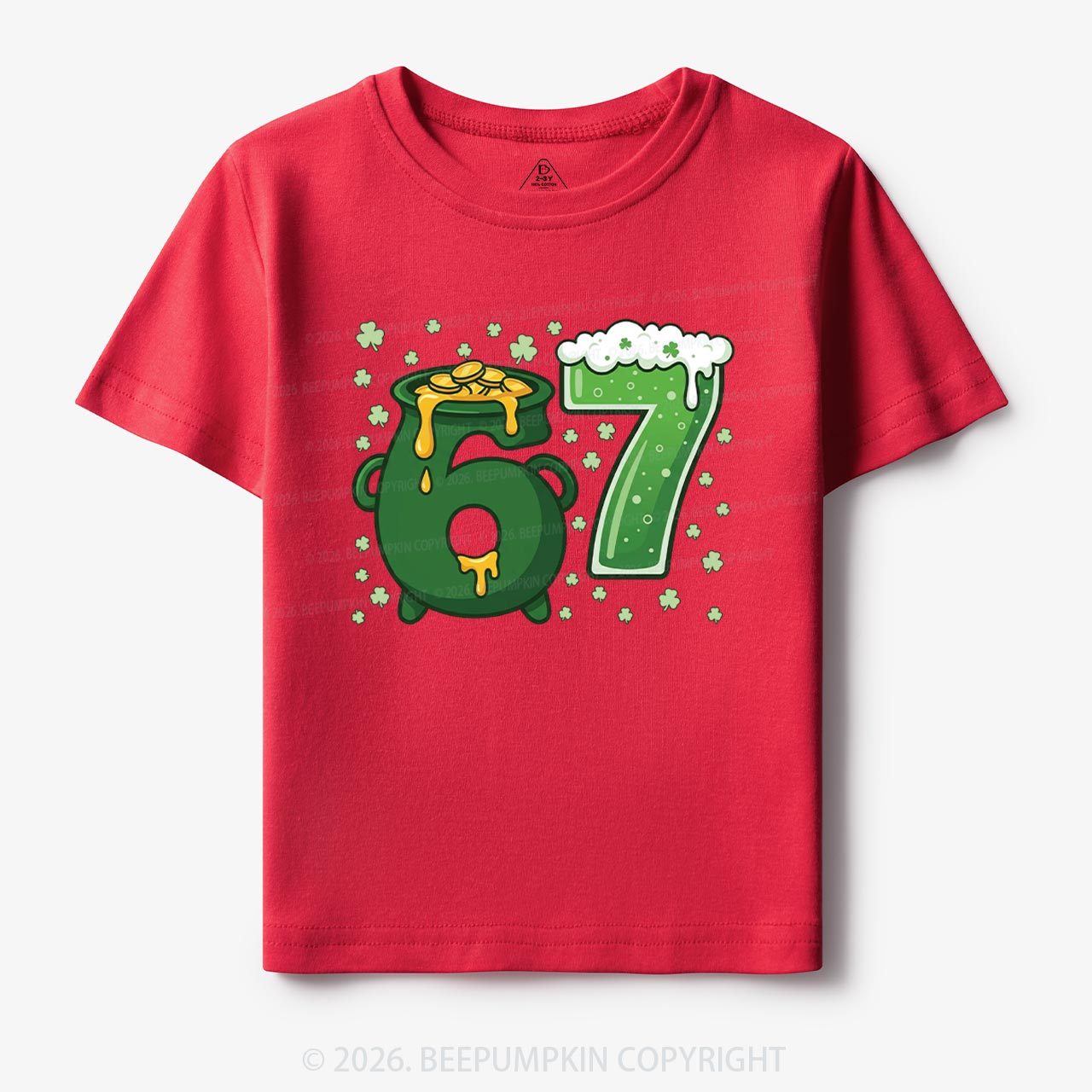 Six Seven St Patrick's Day Toddler&Kid's Tees Beepumpkin