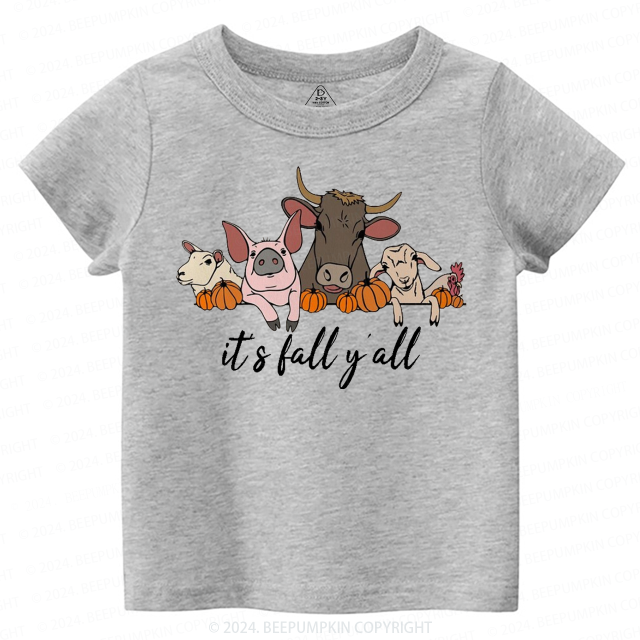  It's Fall Y'all Halloween Toddler&Kids Tees 