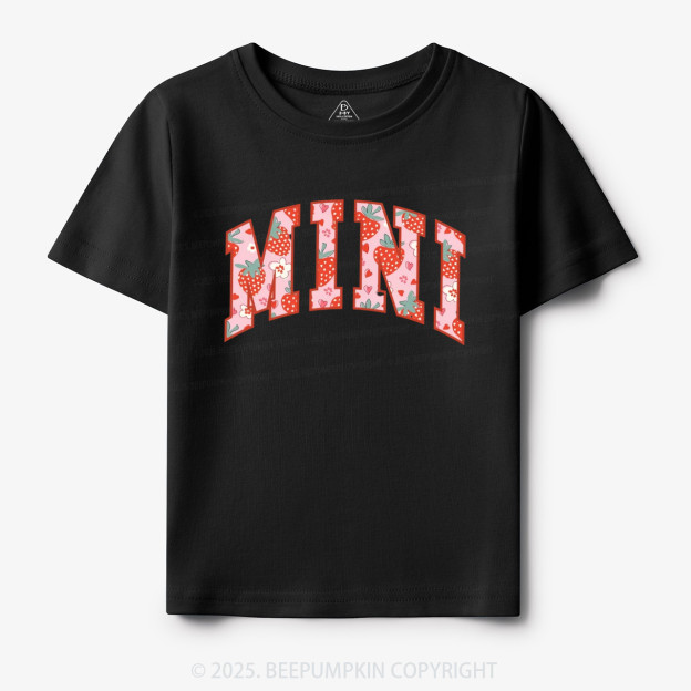 Happy Mini Strawberry Toddler&Kid's Tees Beepumpkin