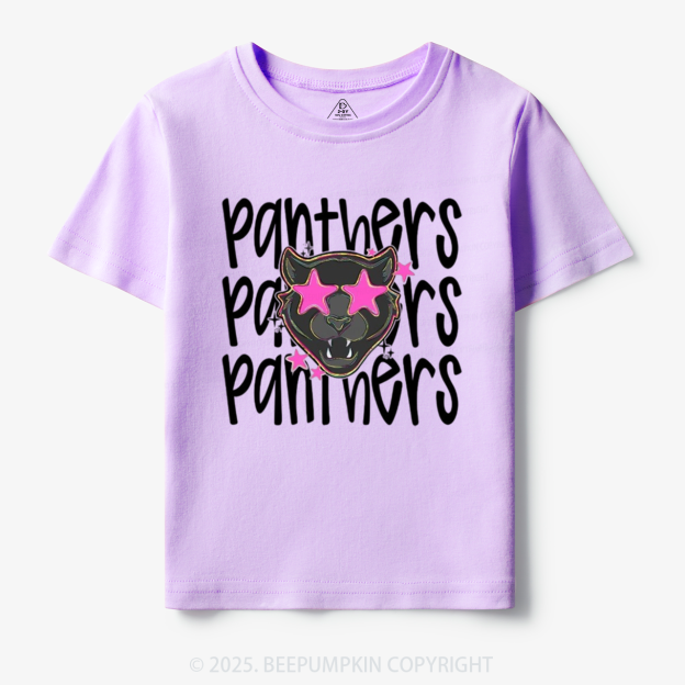 School Mascot Panthers Toddler&Kid's Tees Beepumpkin