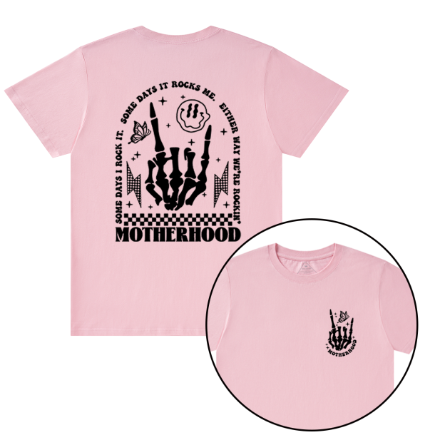 Motherhood Some Day I Rock It Retro Shirt