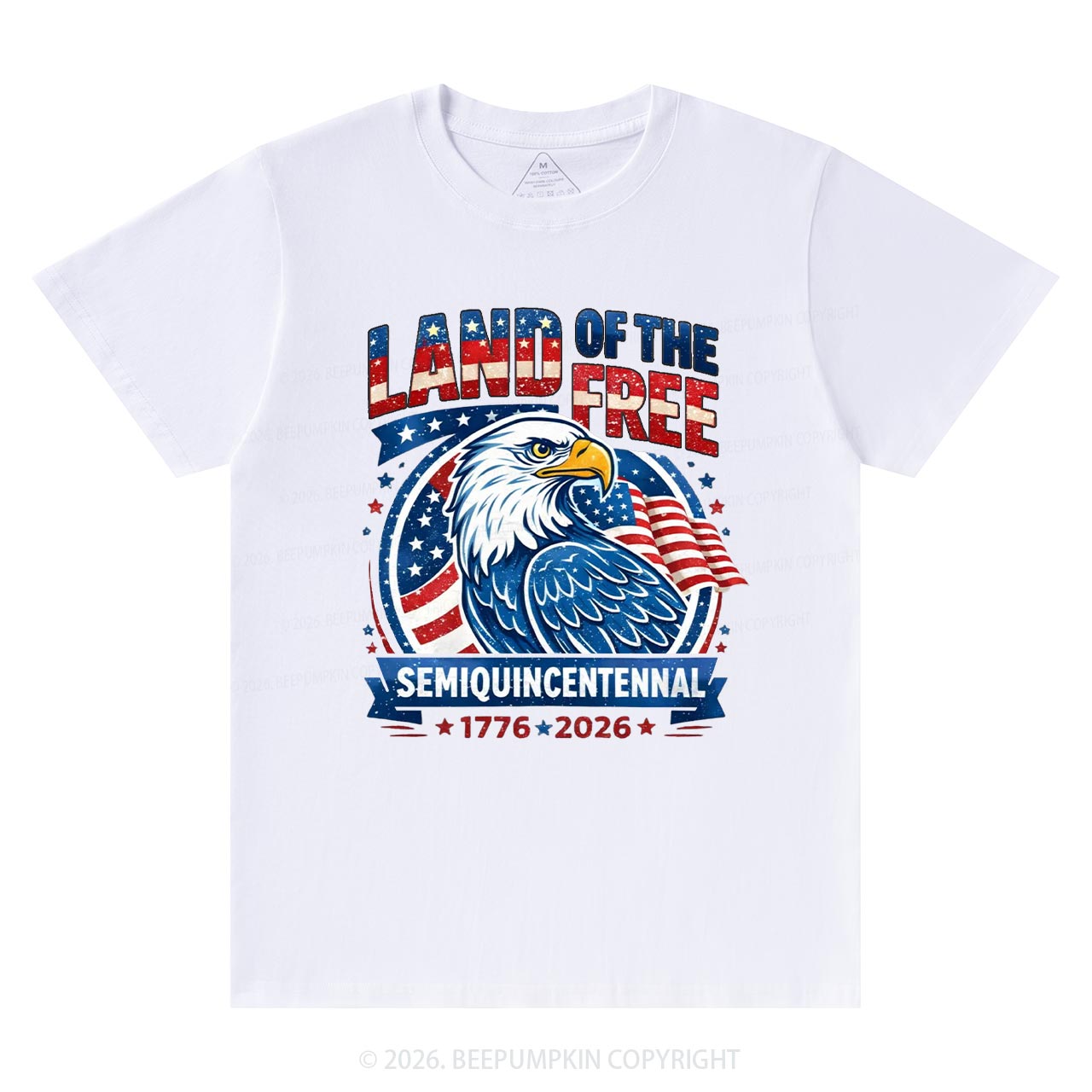 Patriotic Land Of The Free America 250 T-Shirts