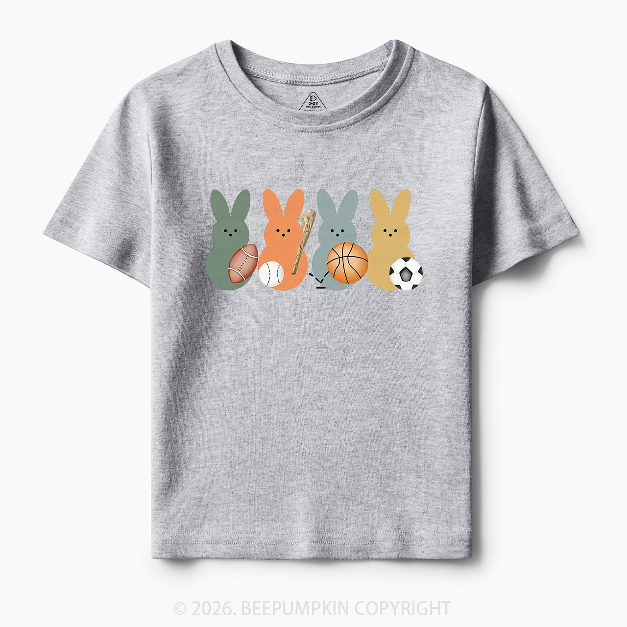 Easter Sporty Bunnies Toddler&Kid's Tees