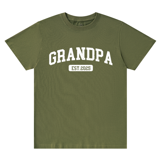 Personalized Announcement Grandpa Birthday Gift Shirt Beepumpkin