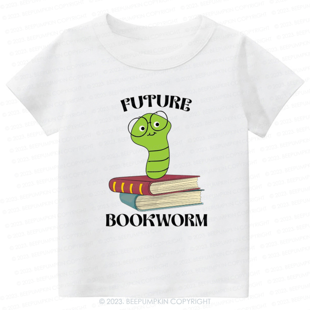 Future Bookworm Librarian Kids Shirt
