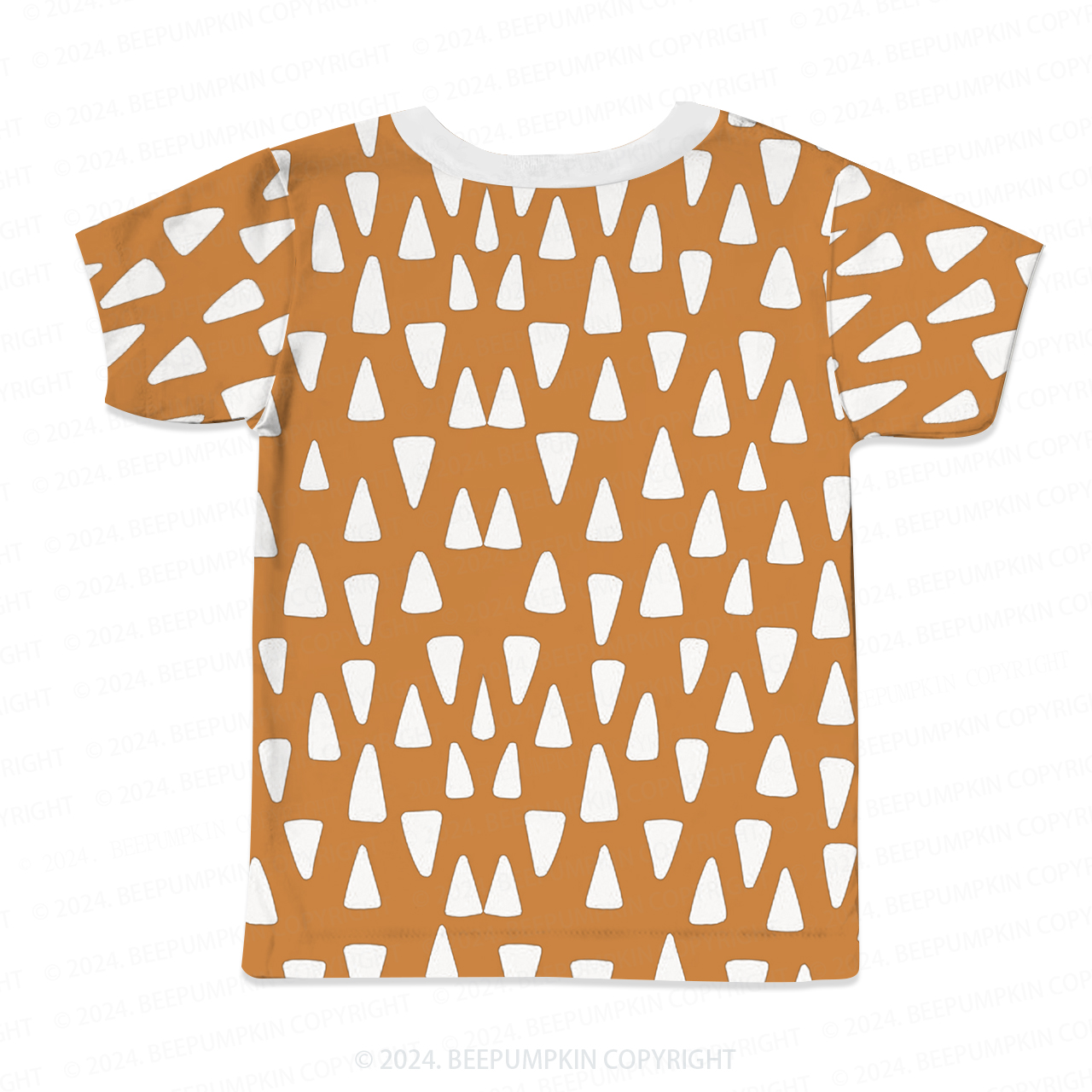 Orange Rounded Triangle All Over Print Kids Tees